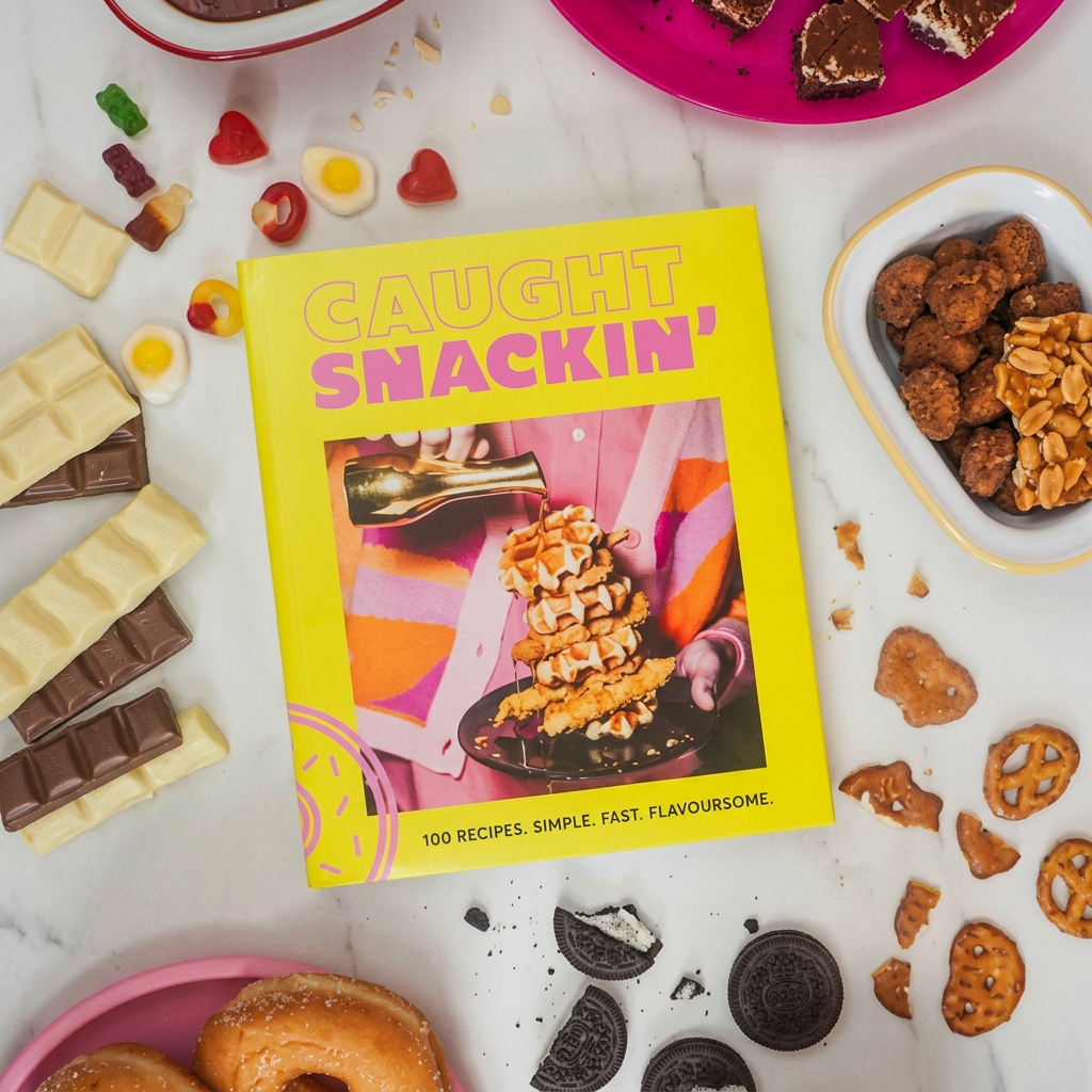 Caught Snackin' cookbook cover